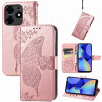 Custodia portafoglio in pelle goffrata per Tecno Spark 10 Pro
