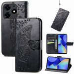 Custodia portafoglio in pelle goffrata per Tecno Spark 10 Pro