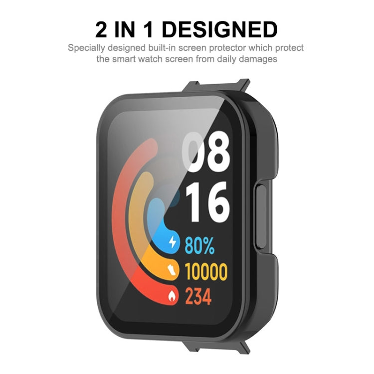 Per Redmi Watch 3 ENKAY Hat-Prince Full Coverage PC Frame + Custodia per orologio in vetro temperato