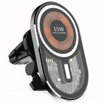 Caricabatterie wireless magnetico per auto trasparente T10 15W, T10