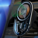 Caricabatterie wireless magnetico per auto trasparente T10 15W, T10