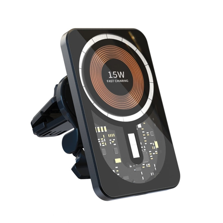 Caricabatterie wireless magnetico per presa d'aria per auto T11, T11
