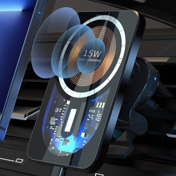 Caricabatterie wireless magnetico per presa d'aria per auto T11, T11