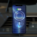 Caricabatterie wireless magnetico per presa d'aria per auto T11, T11