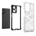 Custodia per telefono a nido d'ape antiurto, For Xiaomi Poco F5, For Xiaomi Poco F5 Pro, For Xiaomi Redmi Note 12S 4G, For Xiaomi Redmi Note 12 Pro 4G