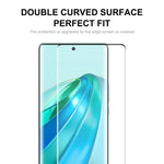 ENKAY Hat-Prince Custodia per telefono antiurto in TPU trasparente con pellicola in vetro, For Honor X40 5G / X9a 5G / Magic5 Lite 5G