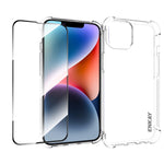 Custodia TPU trasparente per iPhone 14 e 14 Plus con pellicola ve