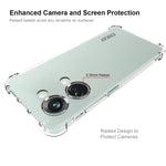 ENKAY Hat-Prince Custodia per telefono antiurto in TPU trasparente con pellicola in vetro, For OnePlus Ace 2V 5G