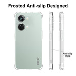 ENKAY Hat-Prince Custodia per telefono antiurto in TPU trasparente con pellicola in vetro, For OnePlus Ace 2V 5G