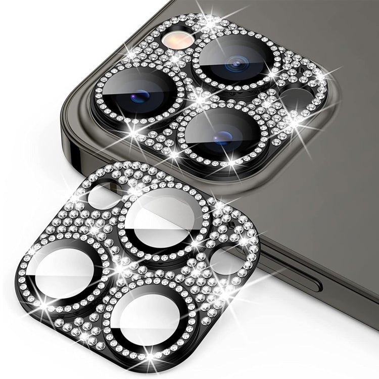 Per iPhone 12 Pro Max ENKAY Hat-Prince Blink Diamond Camera Lens Pellicola in vetro temperato in lega di alluminio, For iPhone 12 Pro Max