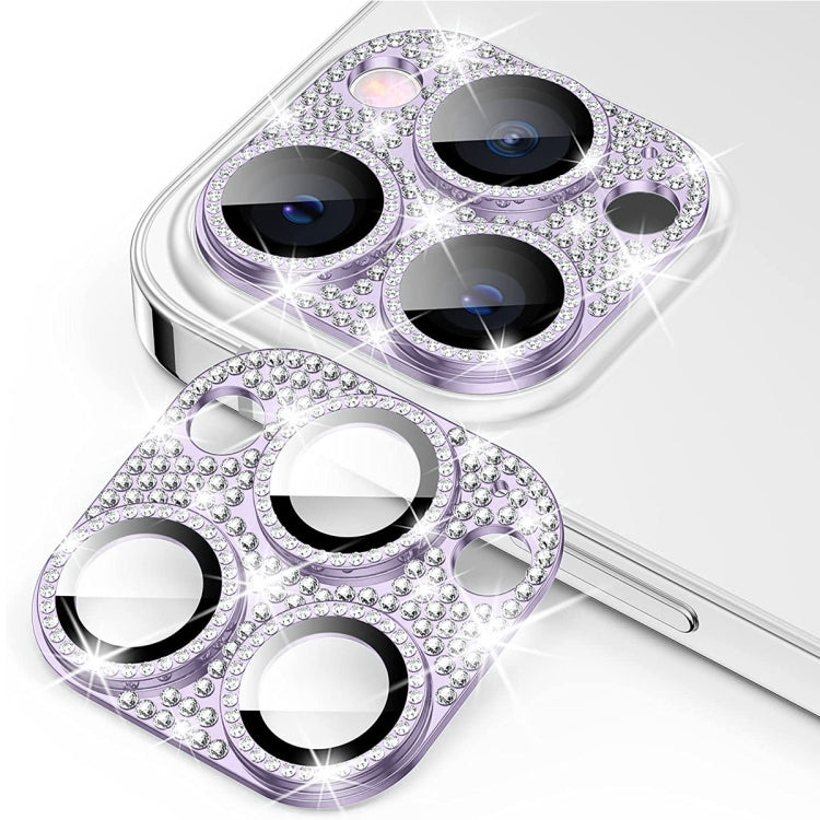Per iPhone 12 Pro Max ENKAY Hat-Prince Blink Diamond Camera Lens Pellicola in vetro temperato in lega di alluminio, For iPhone 12 Pro Max