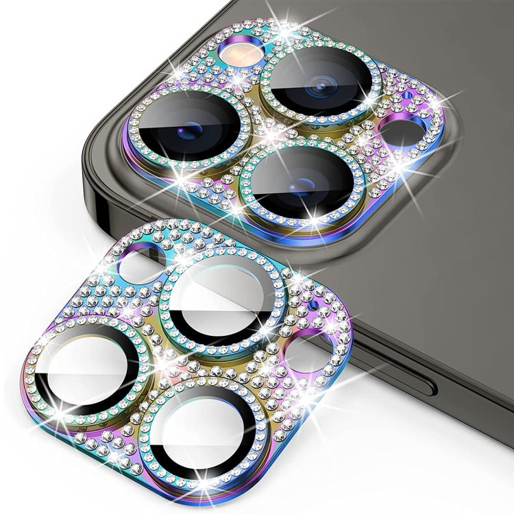 Per iPhone 12 Pro Max ENKAY Hat-Prince Blink Diamond Camera Lens Pellicola in vetro temperato in lega di alluminio, For iPhone 12 Pro Max