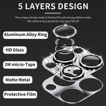 Per iPhone 12 Pro Max ENKAY Hat-Prince Blink Diamond Camera Lens Pellicola in vetro temperato in lega di alluminio, For iPhone 12 Pro Max