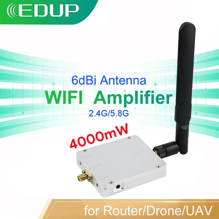 EDUP EP-AB015 4W 2.4GHz/5.8GHz Amplificatore Wi-Fi ripetitore di segnale wireless dual band