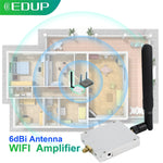 EDUP EP-AB015 4W 2.4GHz/5.8GHz Amplificatore Wi-Fi ripetitore di segnale wireless dual band