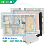 EDUP EP-AB015 4W 2.4GHz/5.8GHz Amplificatore Wi-Fi ripetitore di segnale wireless dual band
