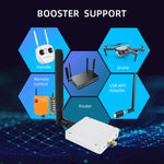 EDUP EP-AB015 4W 2.4GHz/5.8GHz Amplificatore Wi-Fi ripetitore di segnale wireless dual band