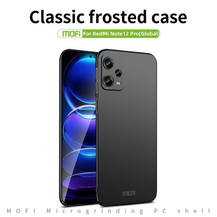 Custodia rigida ultrasottile MOFI per Xiaomi Redmi Note 12