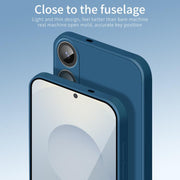 Custodia TPU in silicone liquido per Samsung Galaxy S25 Edge 5G