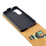 Custodia portafoglio in pelle flip per Samsung Galaxy S23 Ultra 5