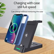 Caricatore Wireless 3 in 1 per iPhone e Apple Watch