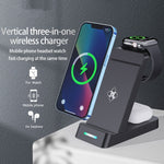 Supporto ricarica wireless Qi 15W compatibile Apple