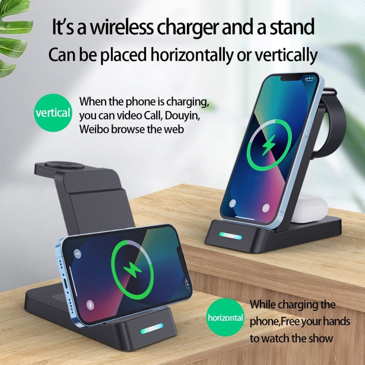 Supporto ricarica wireless Qi 15W compatibile Apple