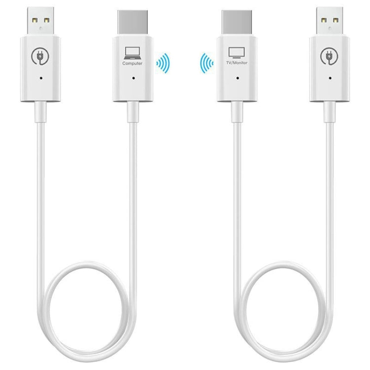 Kit trasmettitore e ricevitore HDMI wireless, adattatore di estensione wireless HDMI, proiezione audio video 1080P 60fps per PC, laptop, fotocamera su HDTV/proiettore