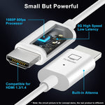 Kit trasmettitore e ricevitore HDMI wireless, adattatore di estensione wireless HDMI, proiezione audio video 1080P 60fps per PC, laptop, fotocamera su HDTV/proiettore