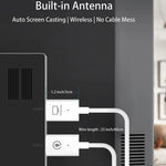 Kit trasmettitore e ricevitore HDMI wireless, adattatore di estensione wireless HDMI, proiezione audio video 1080P 60fps per PC, laptop, fotocamera su HDTV/proiettore