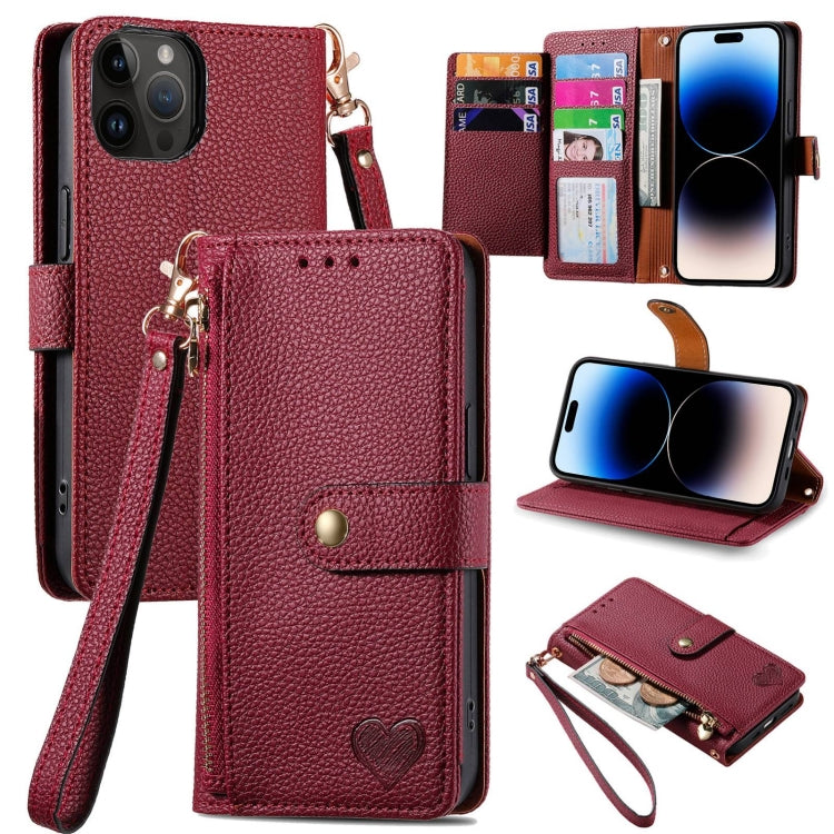 Custodia in pelle con cavalletto per iPhone 14 Pro Max e 13 Pro