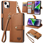 Custodia in pelle con cavalletto per iPhone 14 Pro Max e 13 Pro