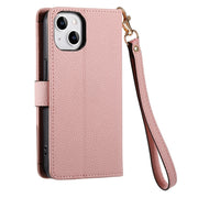Custodia in pelle per iPhone con cavalletto