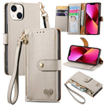 Custodia in pelle con cavalletto per iPhone 11, XR, XS Max