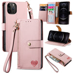 Custodia in pelle con cavalletto per iPhone 11, XR, XS Max
