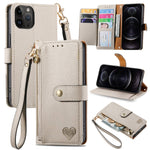 Custodia in pelle con cavalletto per iPhone 11, XR, XS Max