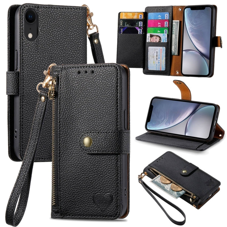 Custodia in pelle con cavalletto per iPhone compatibili