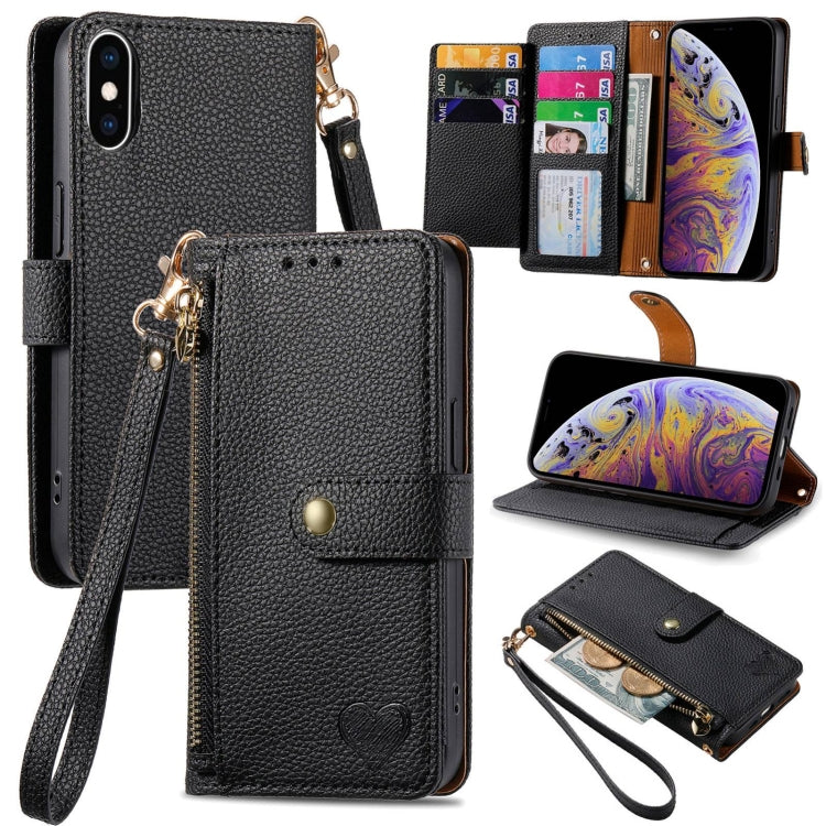 Custodia in pelle con cavalletto per iPhone compatibili