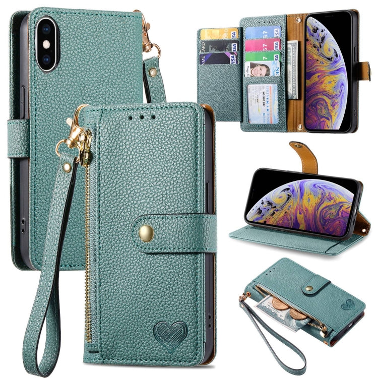 Custodia in pelle con cavalletto per iPhone compatibili