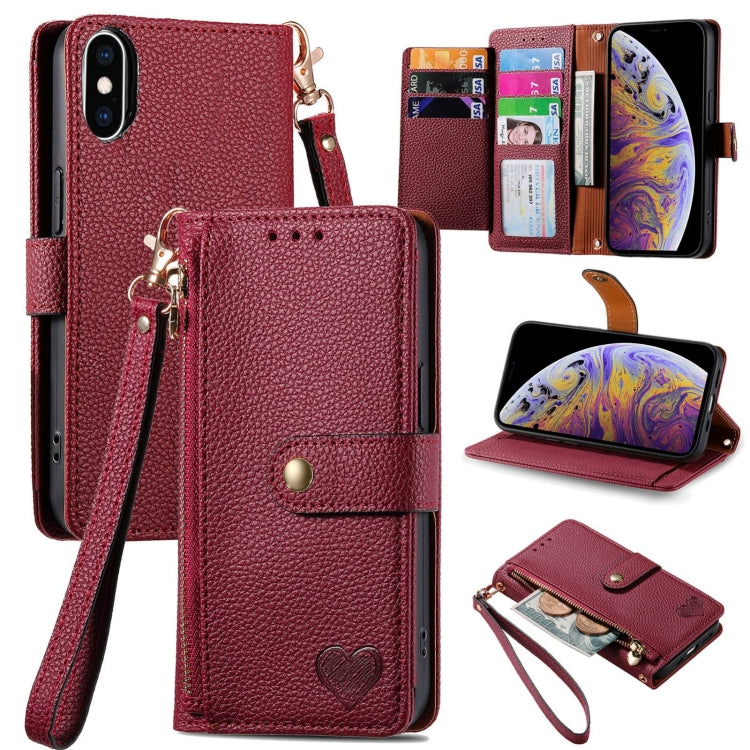Custodia in pelle con cavalletto per iPhone compatibili
