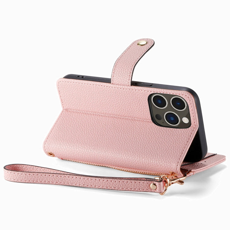 Custodia in pelle con cavalletto per iPhone 14 Pro Max e 13 Pro