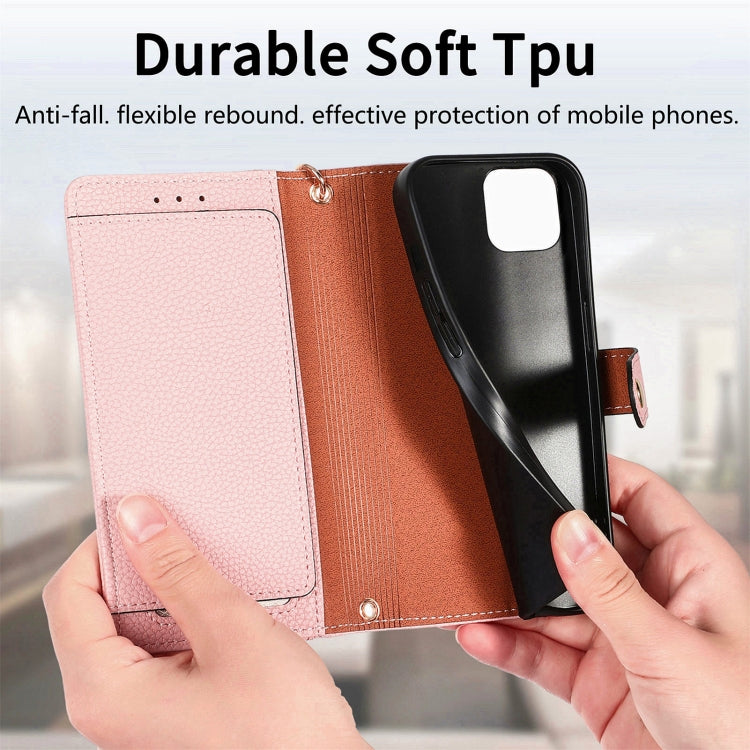 Custodia in pelle con cavalletto per iPhone 14 Pro Max e 13 Pro