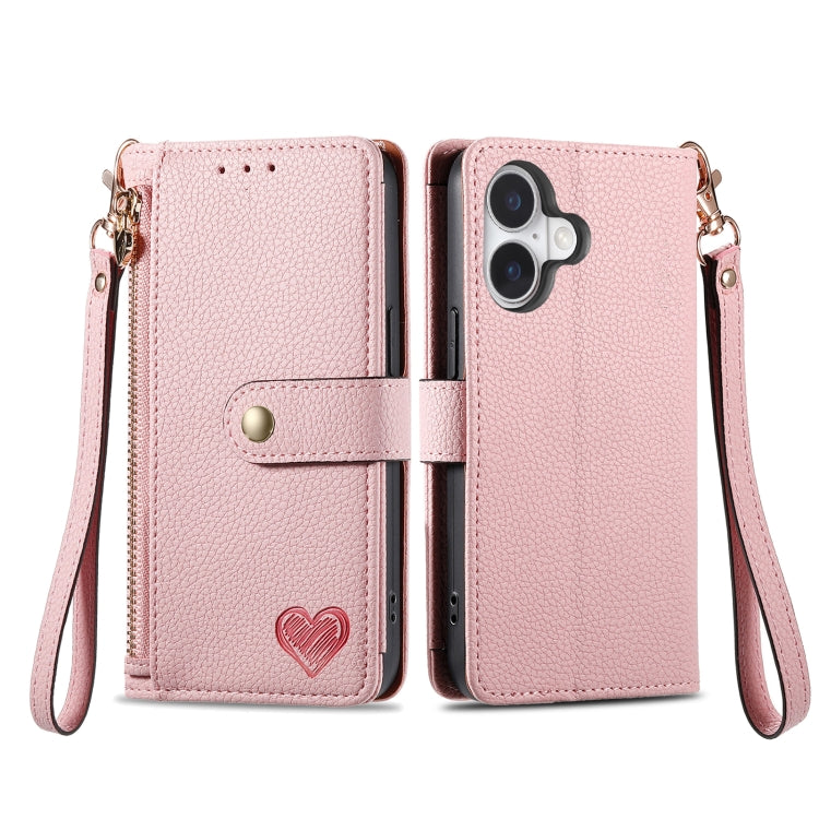 Custodia in pelle con cordino per iPhone 15 e 14