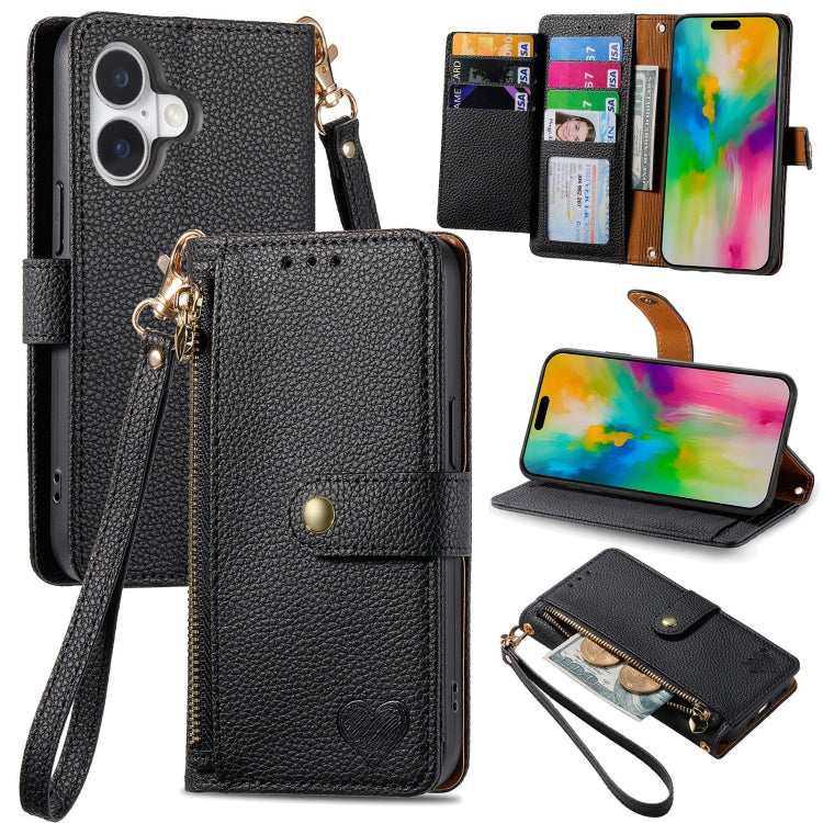 Custodia in pelle con cordino per iPhone 15 e 14