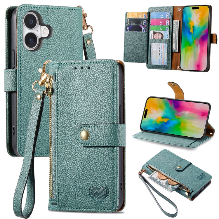 Custodia in pelle con cordino per iPhone 15 e 14