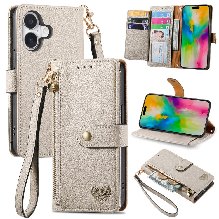 Custodia in pelle con cordino per iPhone 15 e 14