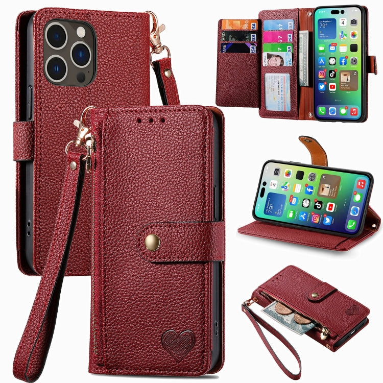 Custodia in pelle con cavalletto per iPhone 15 e 16