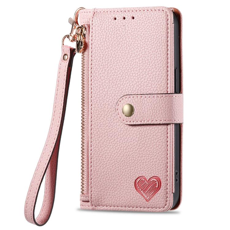 Custodia in pelle con cordino per iPhone 16