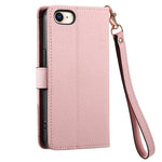 Custodia in pelle con cordino per iPhone 16