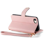 Custodia in pelle con cordino per iPhone 16